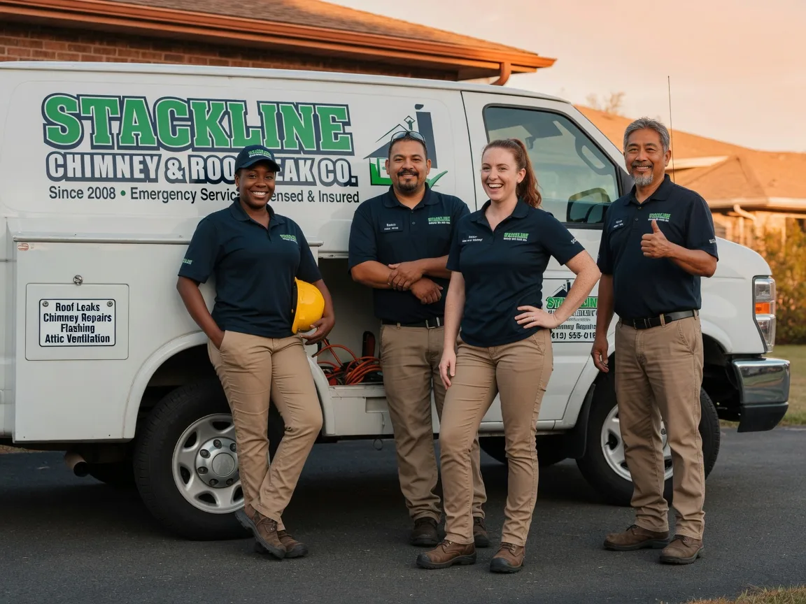 Chimney flashing repair company in San Andreas, CA
